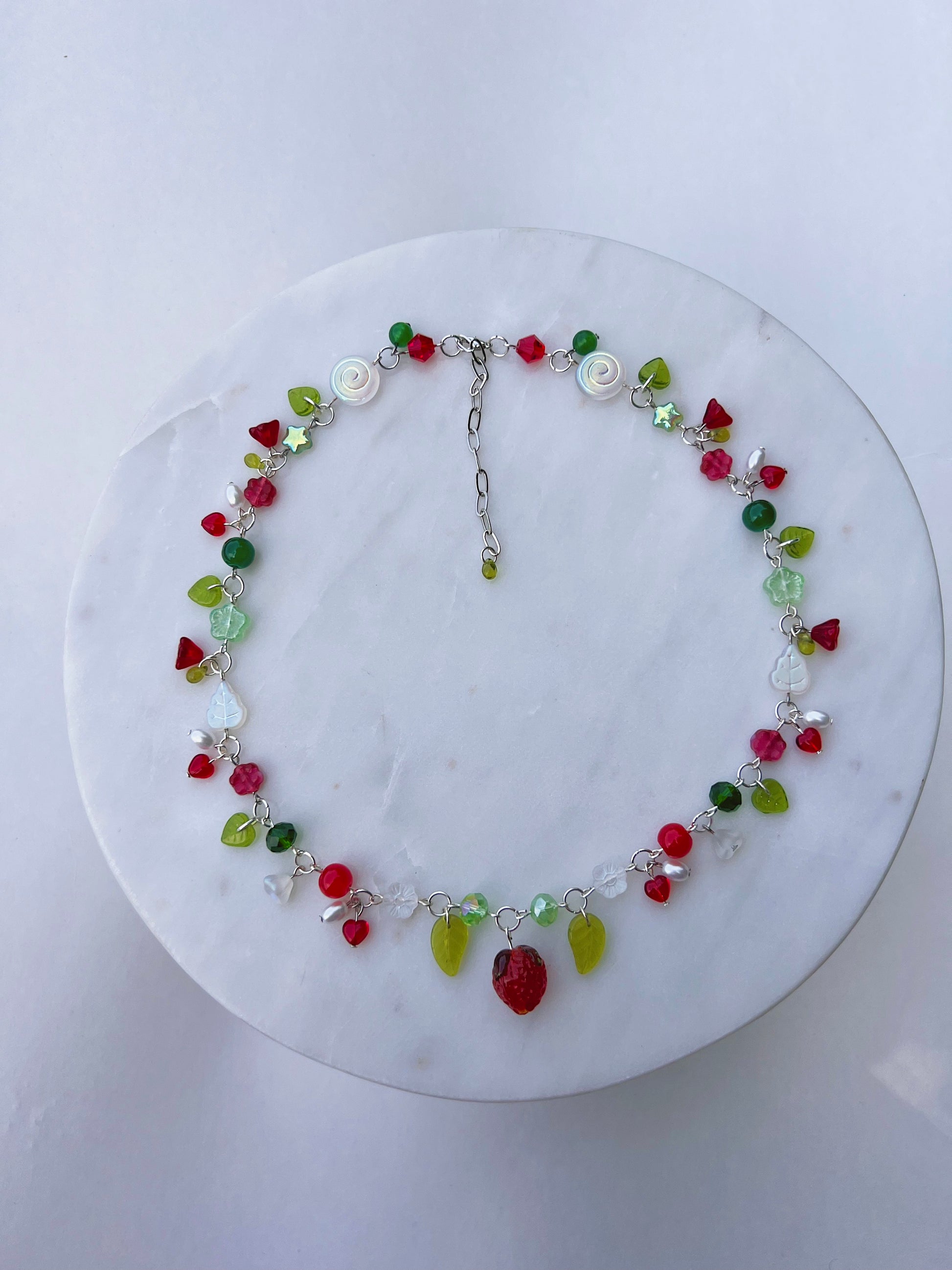 Wild Strawberry Necklace