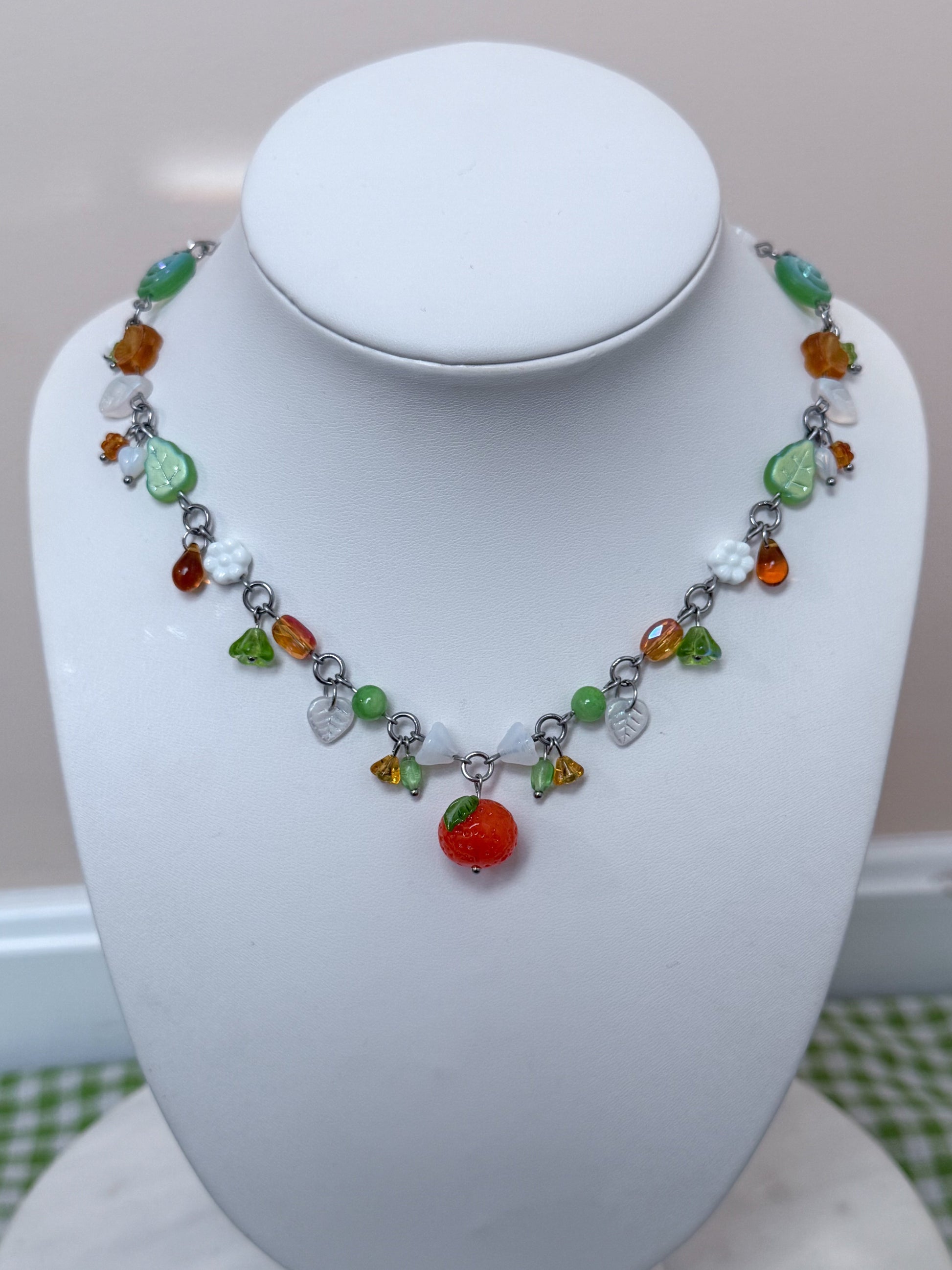 Orange Blossom Necklace