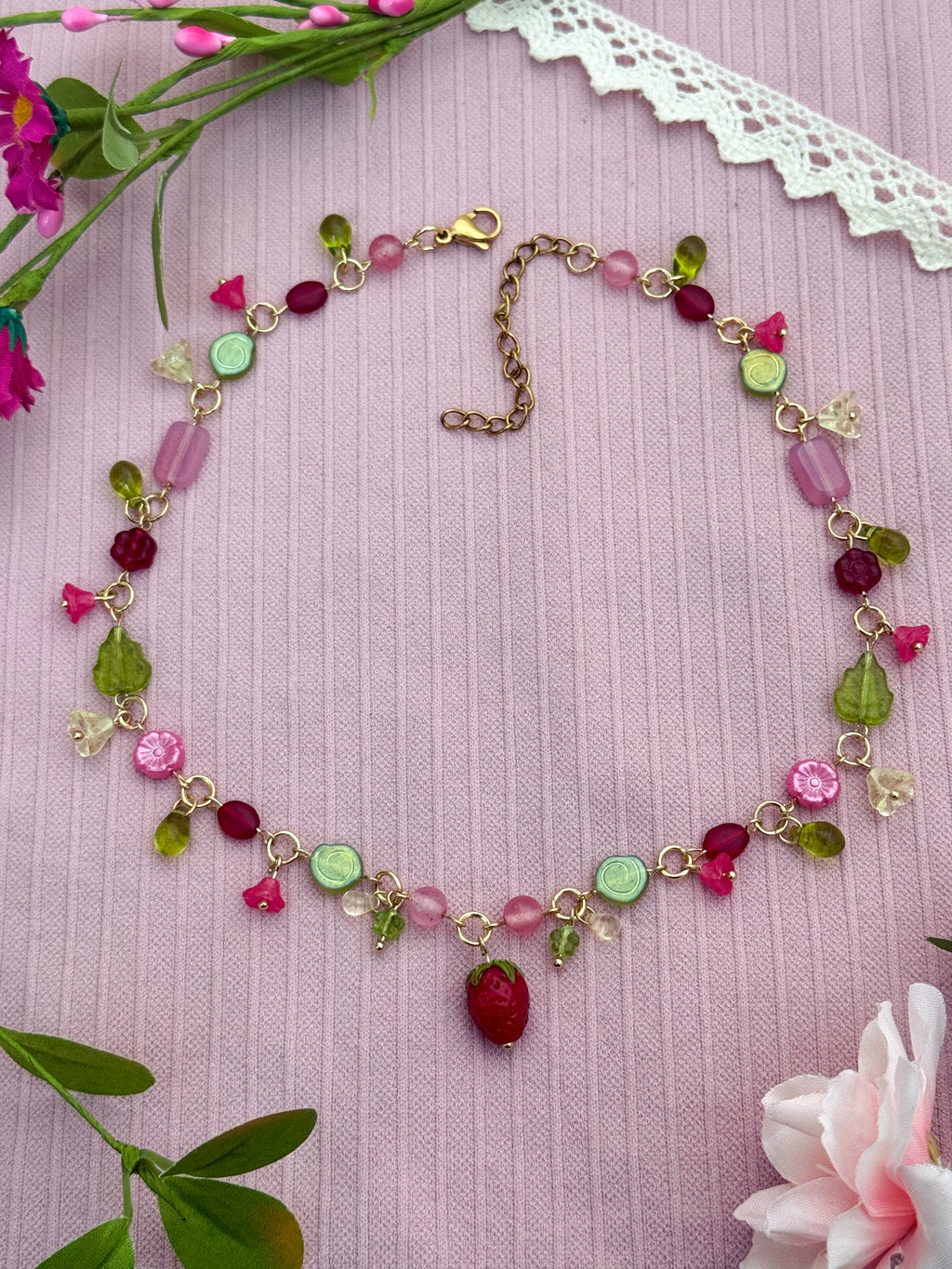 Strawberry Love Necklace