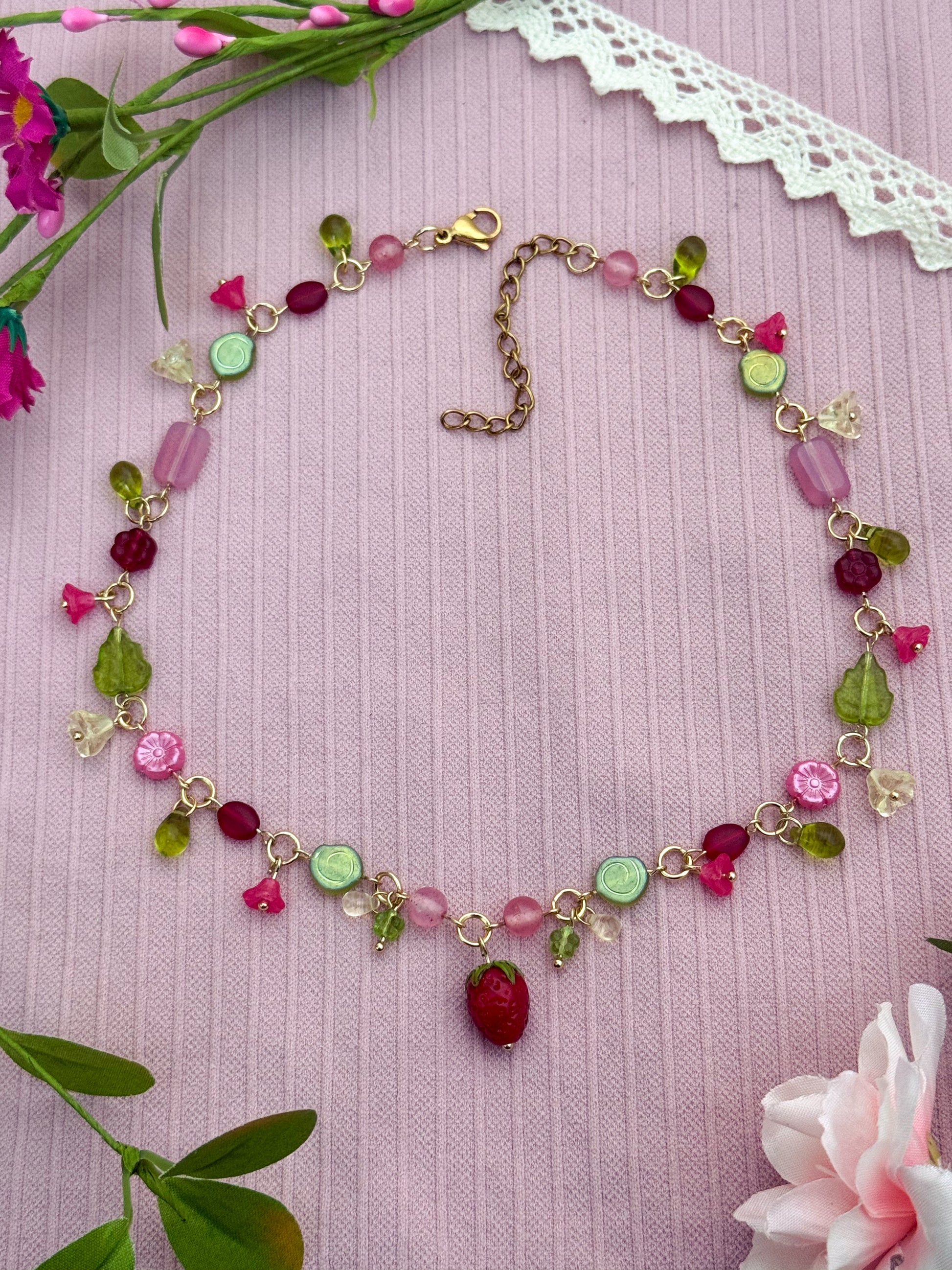 Strawberry Love Necklace