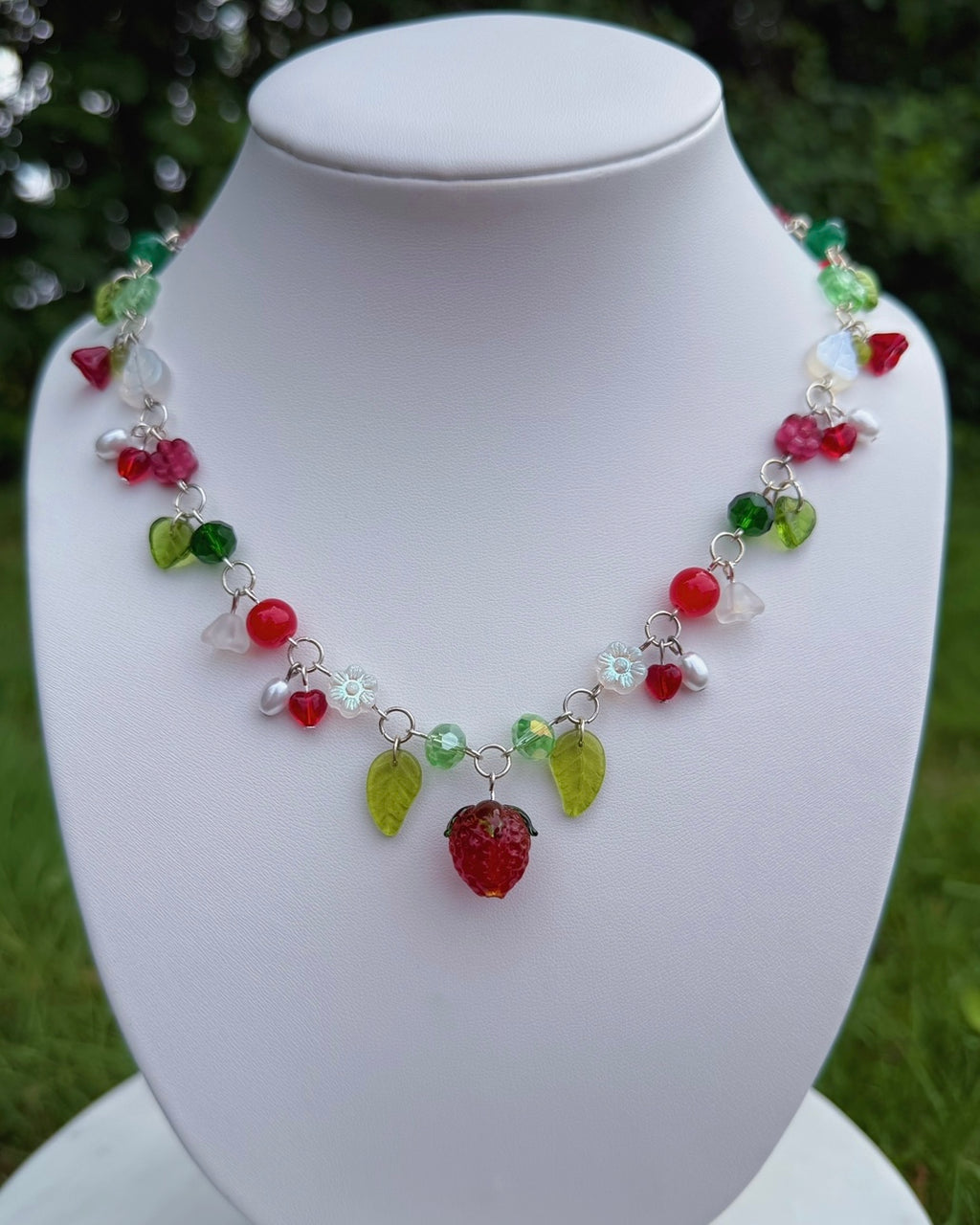 Wild Strawberry Necklace