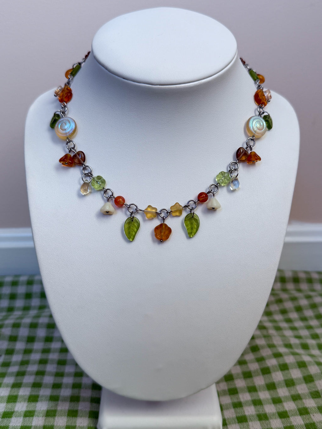 Amber Blossom Necklace