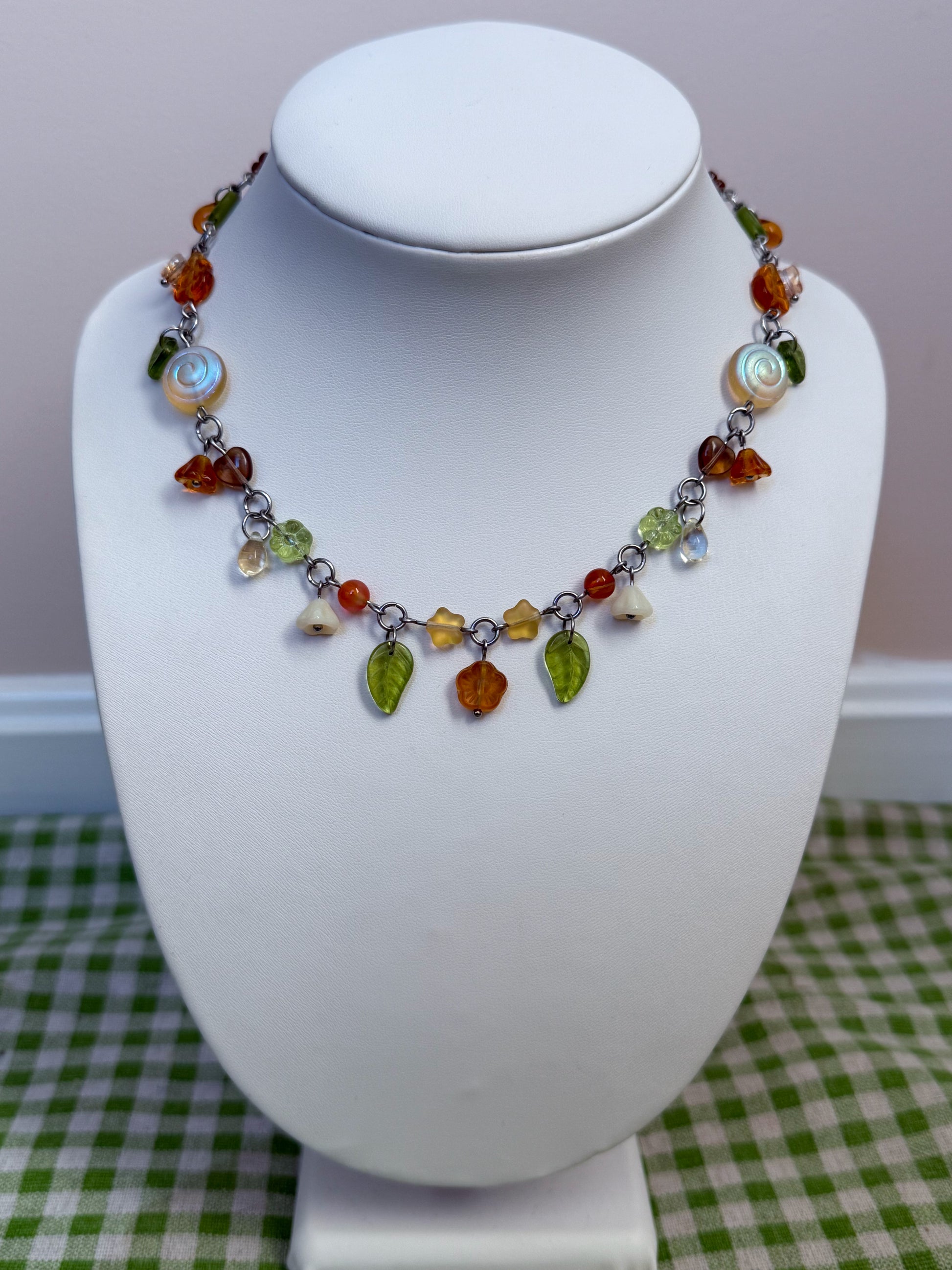 Amber Blossom Necklace