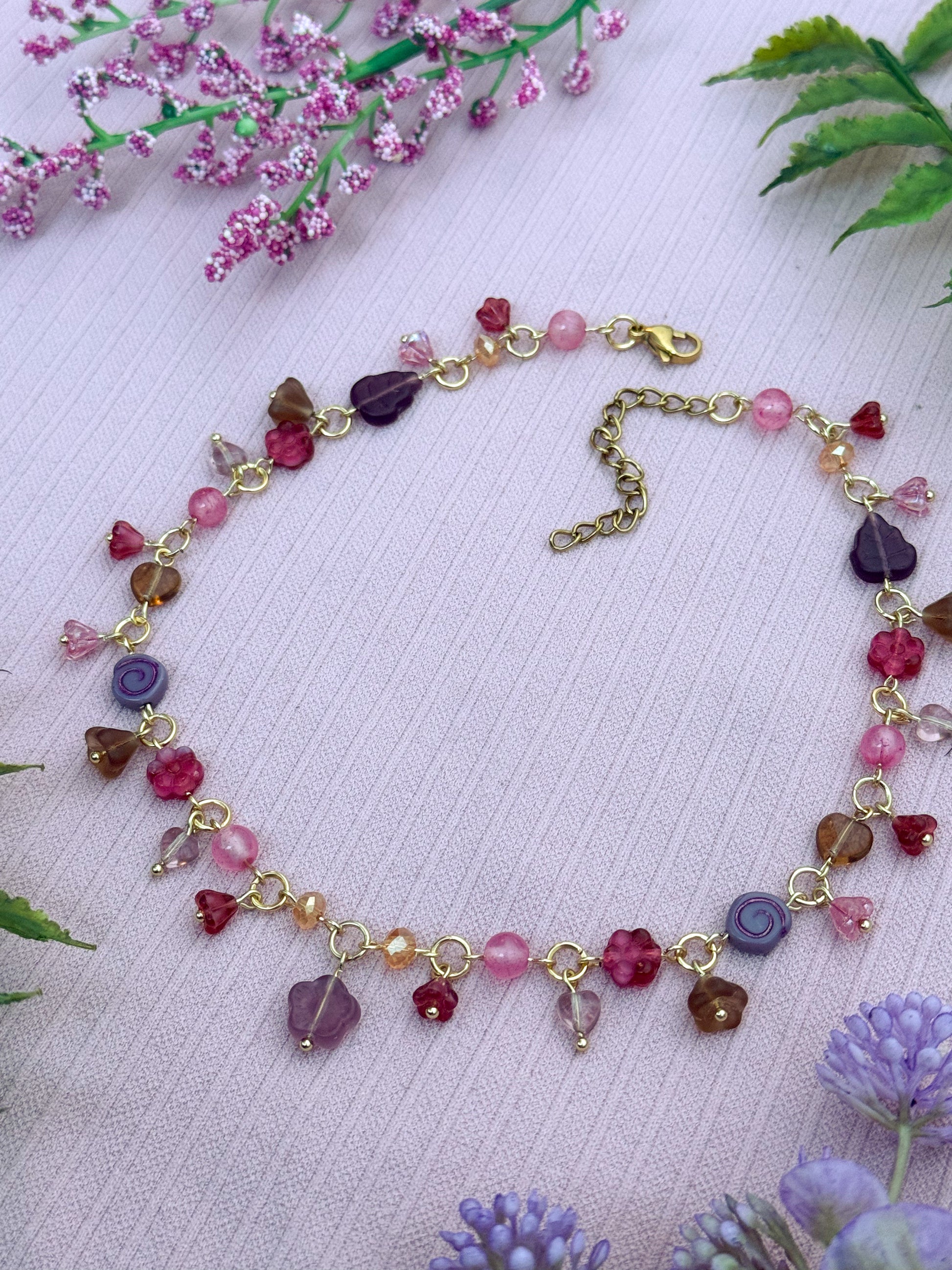 Magenta Meadow Necklace