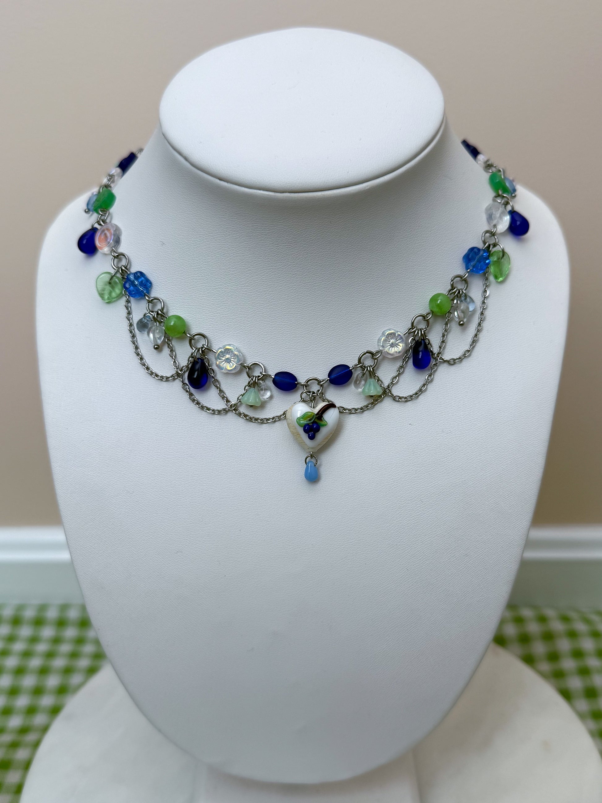 Blueberry Scone Necklace