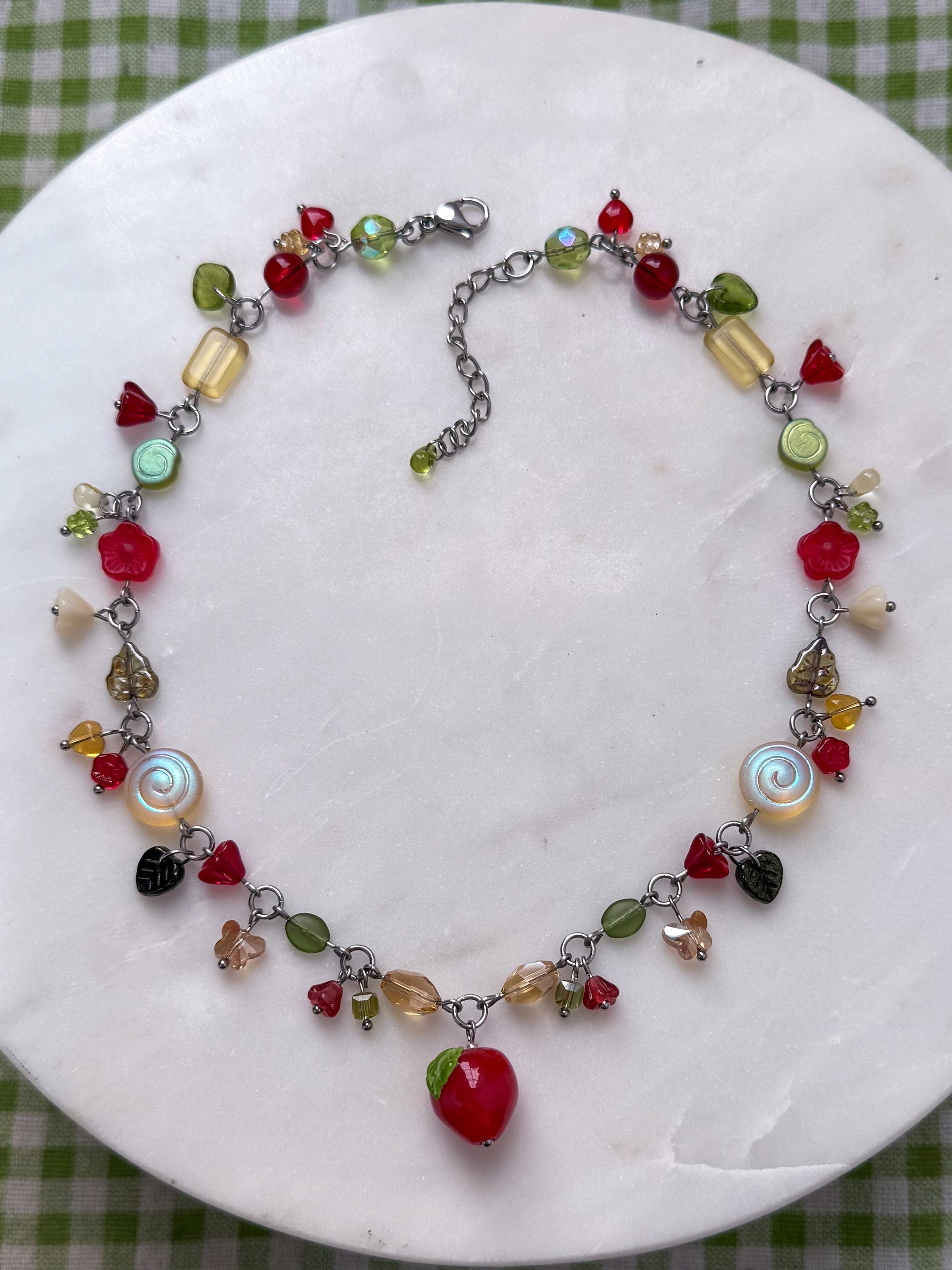 Apple Dumplin’ Necklace