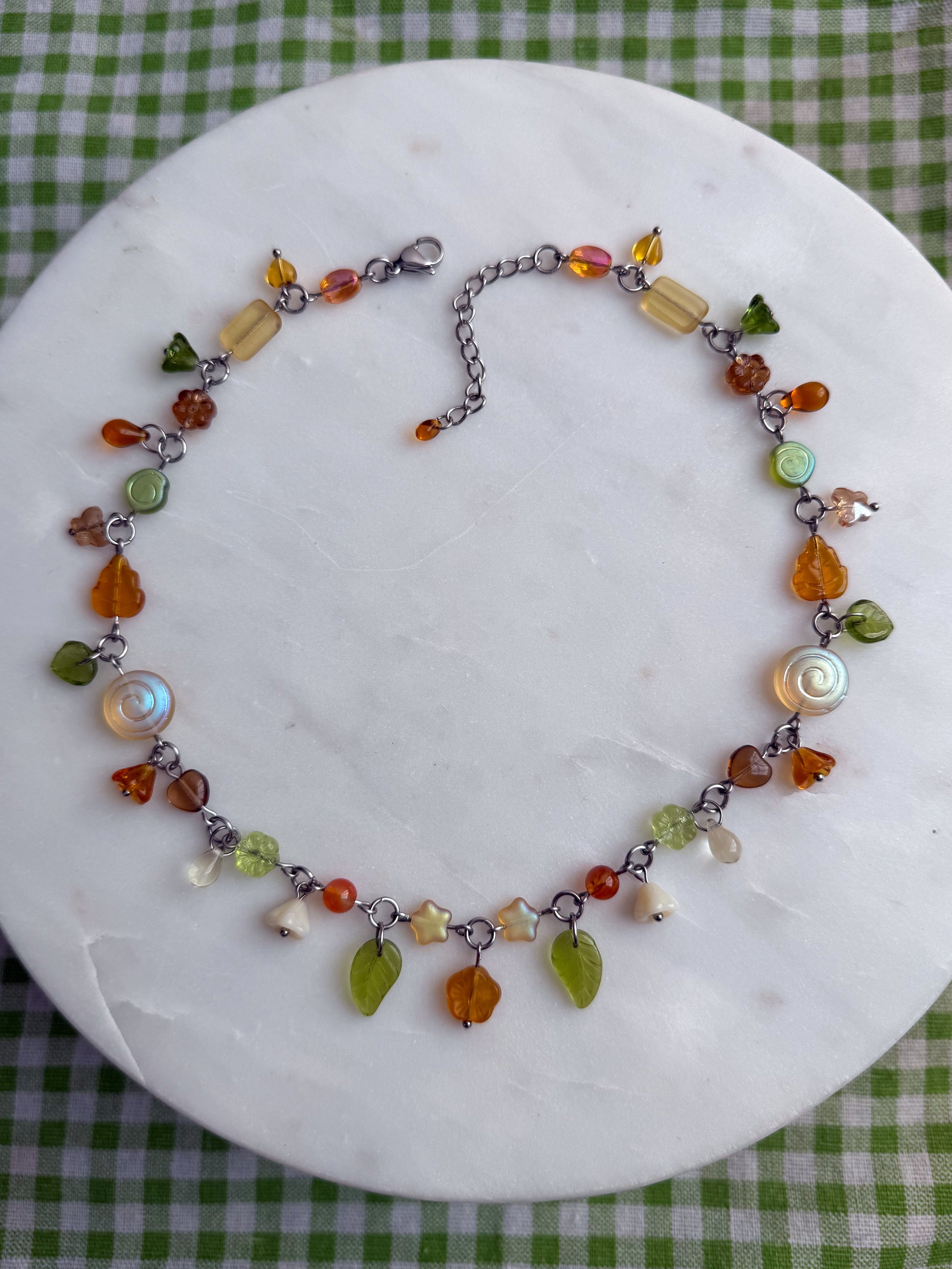 Amber Blossom Necklace