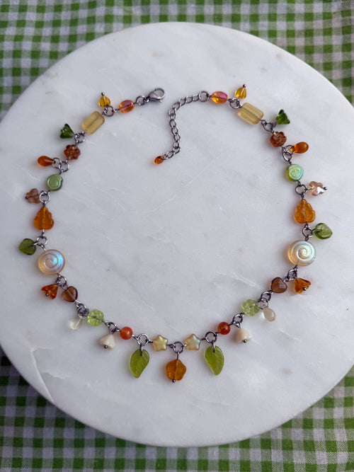 Amber Blossom Necklace