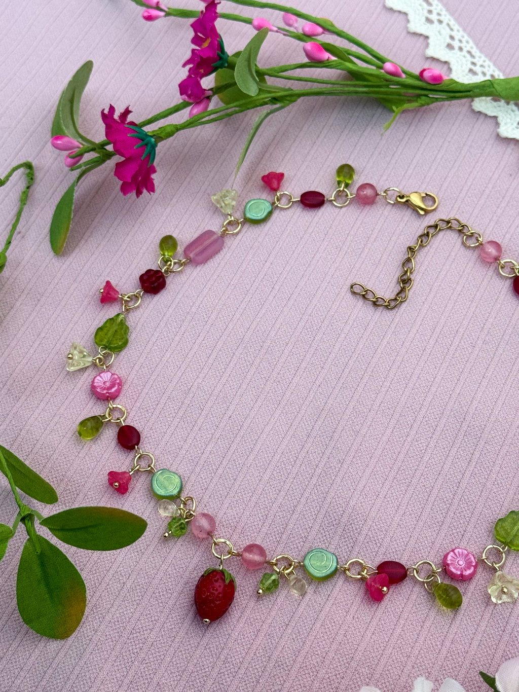Strawberry Love Necklace