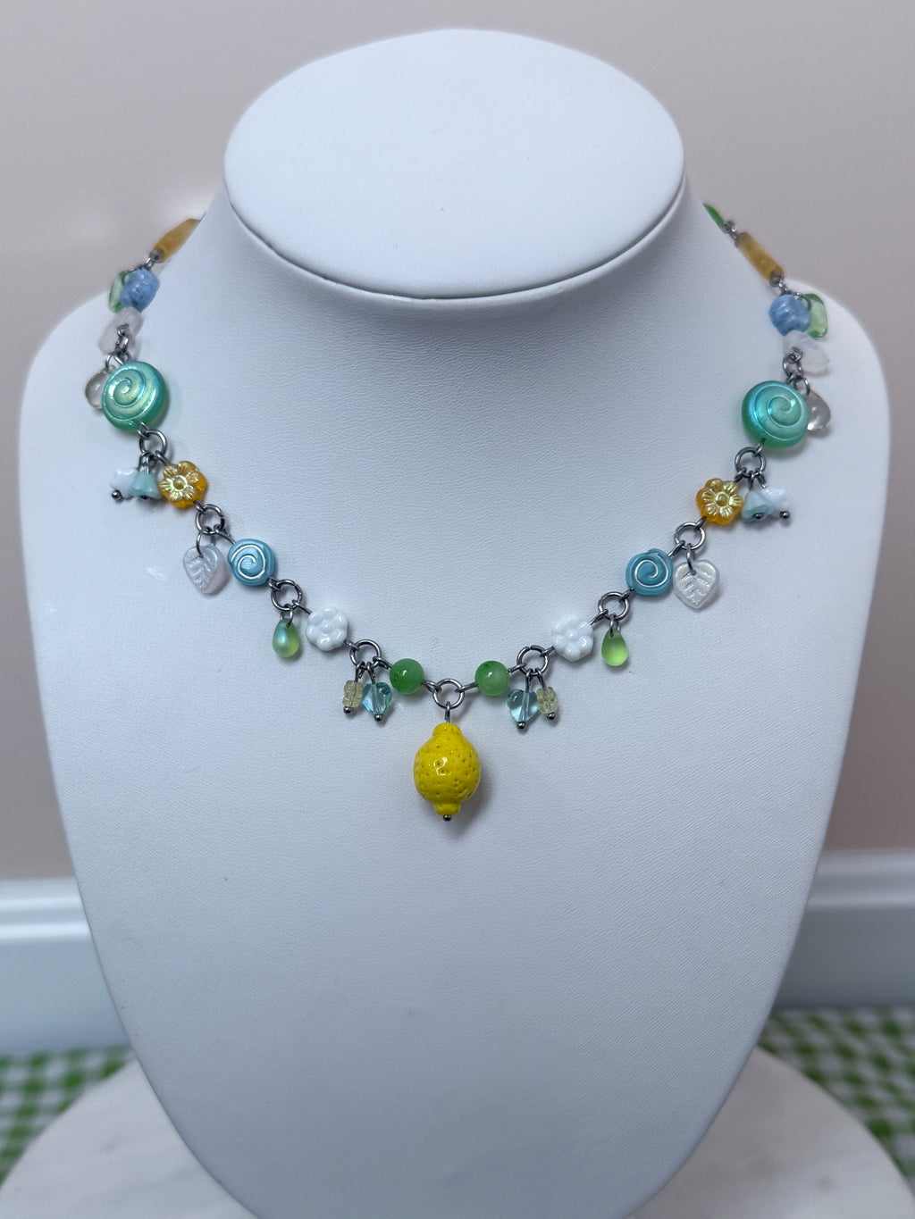 Lemon Meringue Necklace
