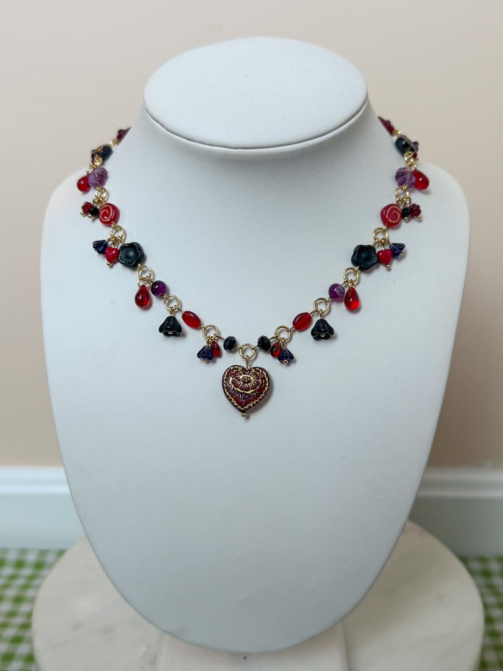 Crimson Heart Necklace