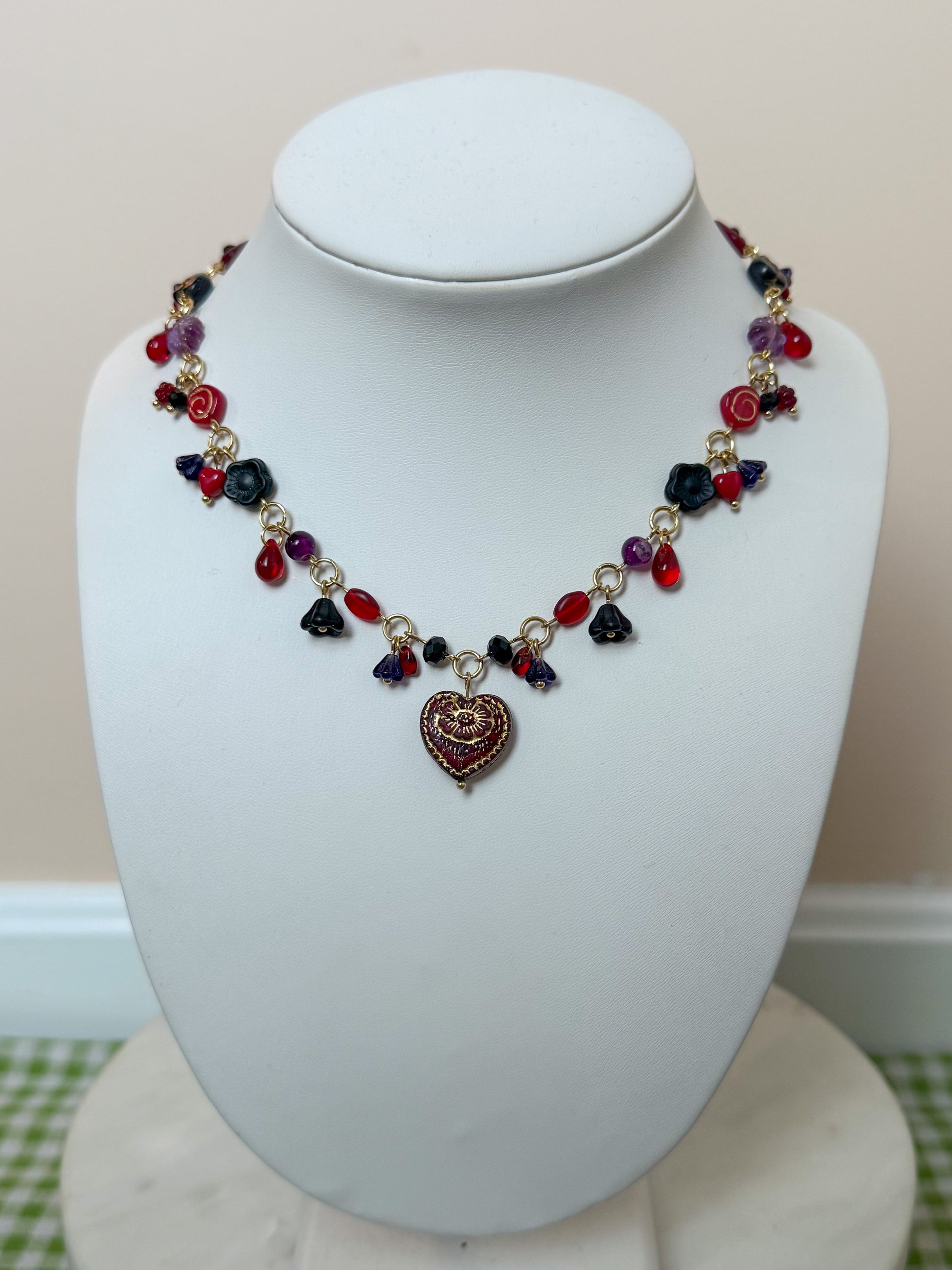 Crimson Heart Necklace