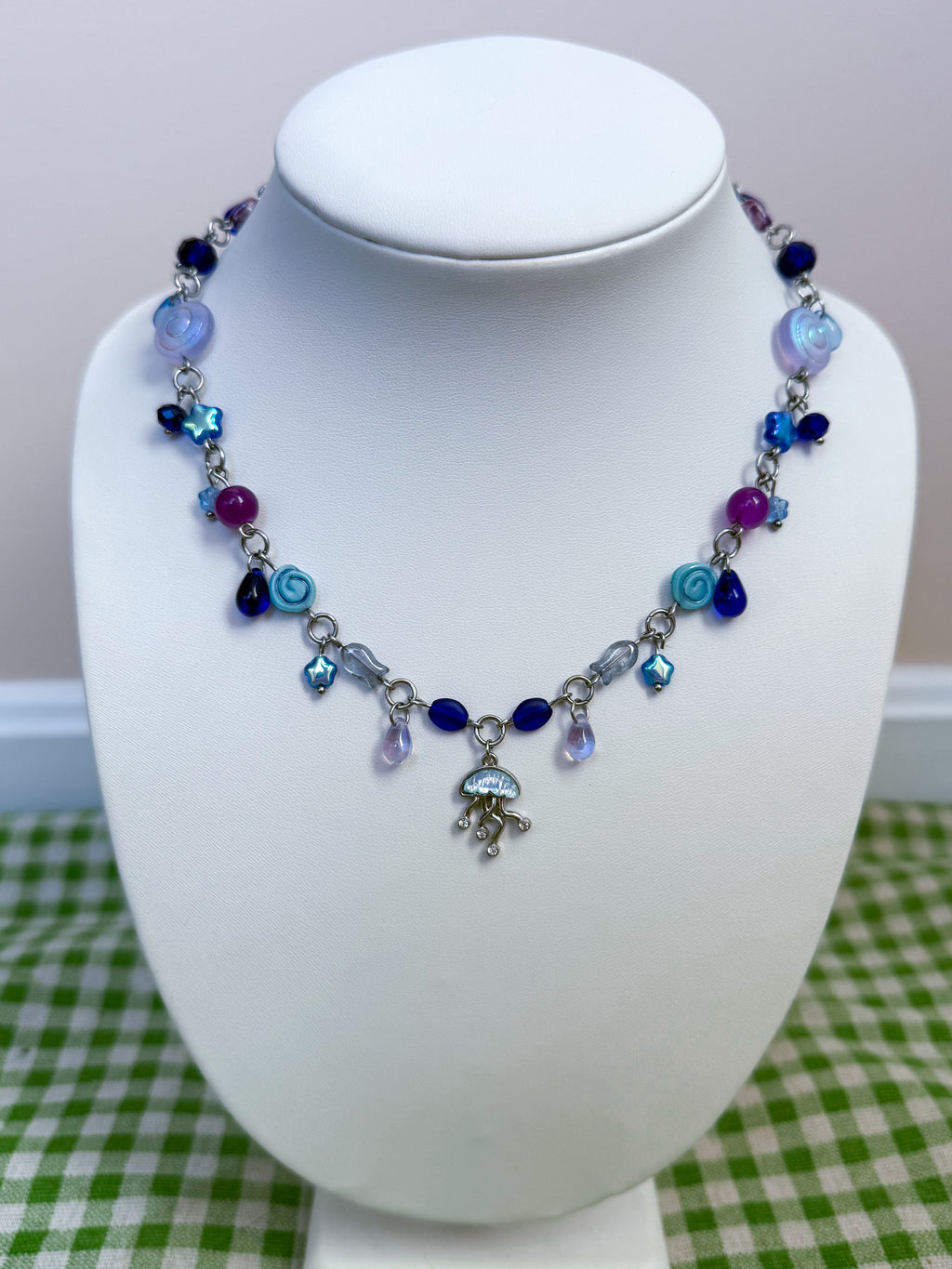 Midnight Jellyfish Necklace