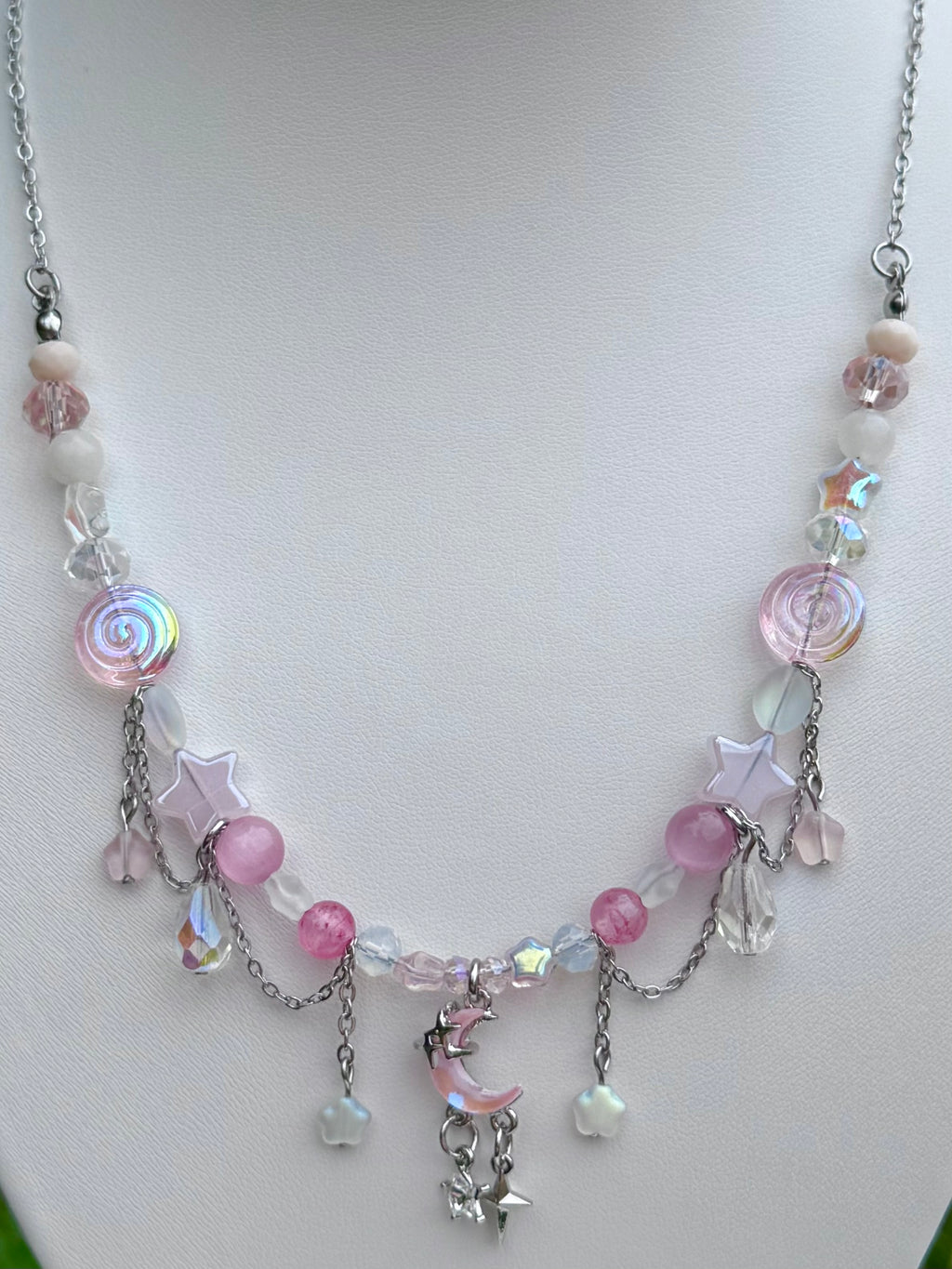 Pink Stardust Necklace