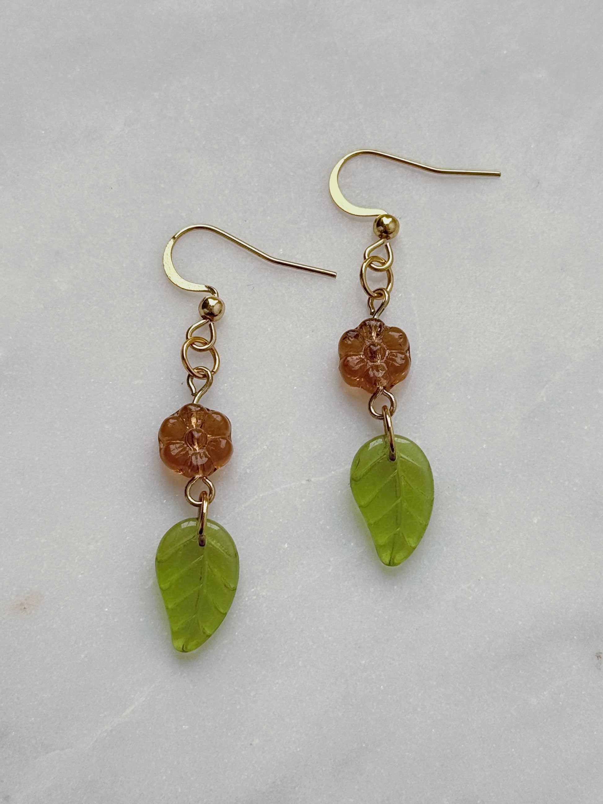 Flower Drop Earrings