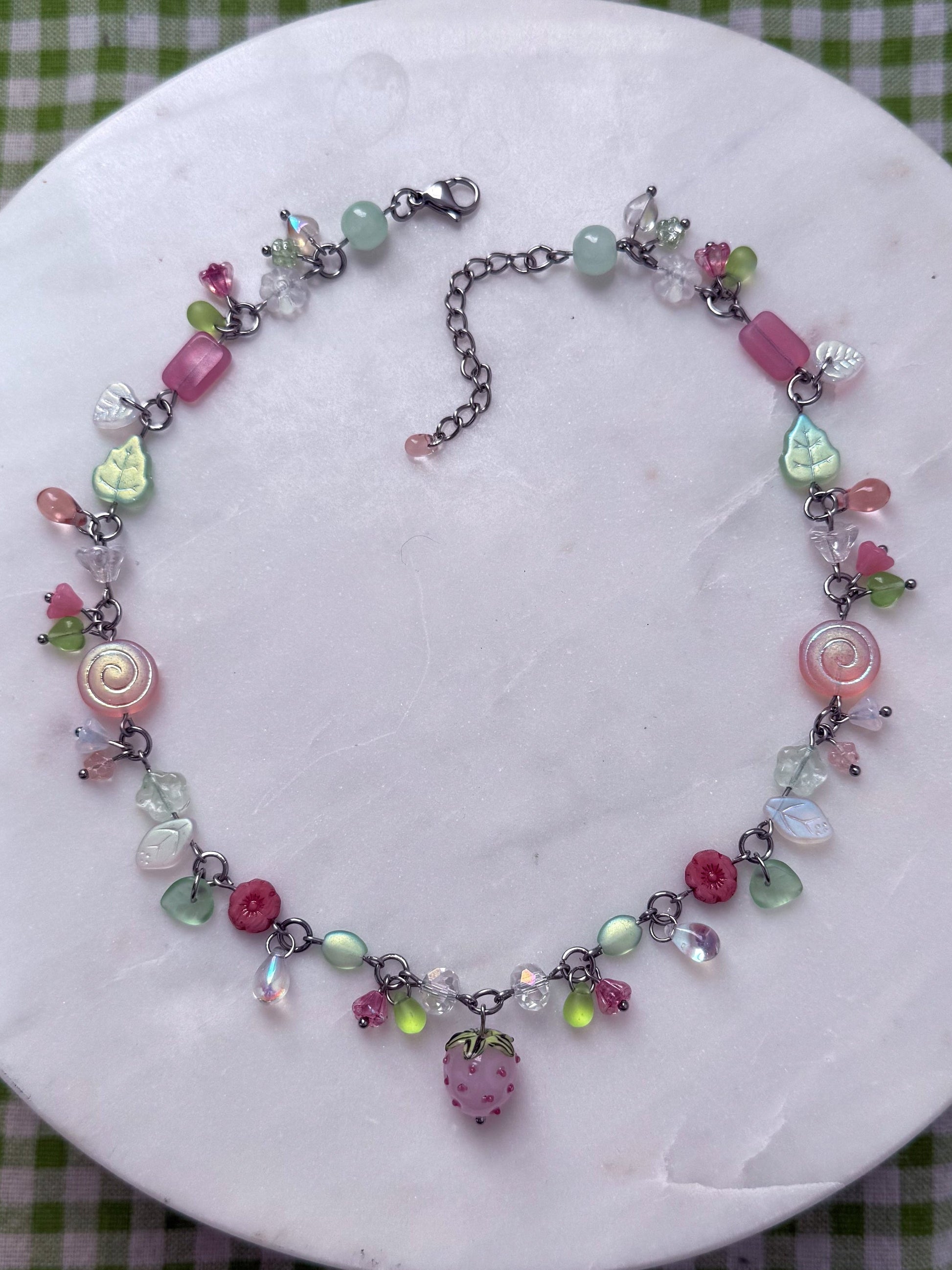 Strawberry Shortcake Necklace