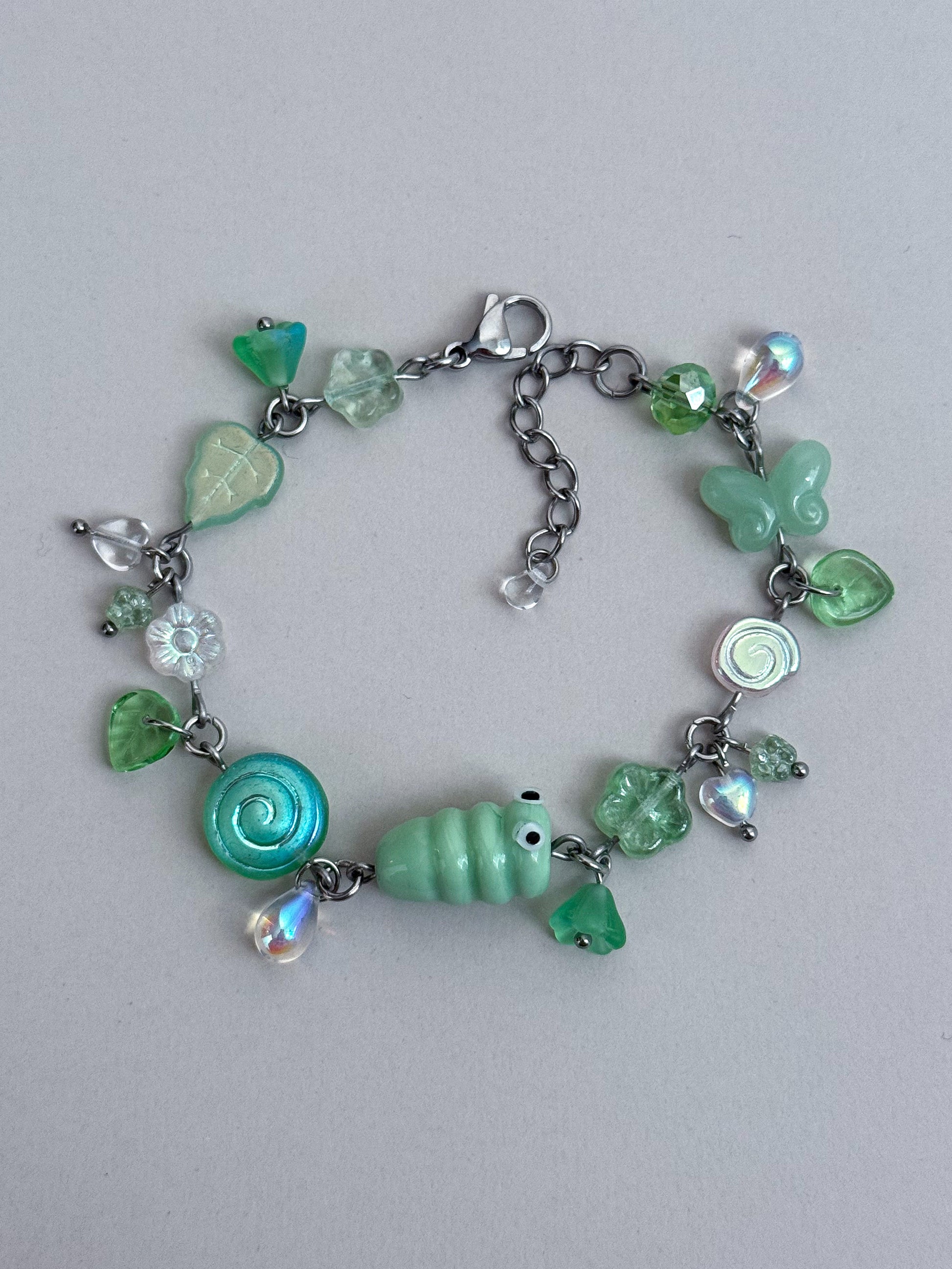 Green Caterpillar Bracelet