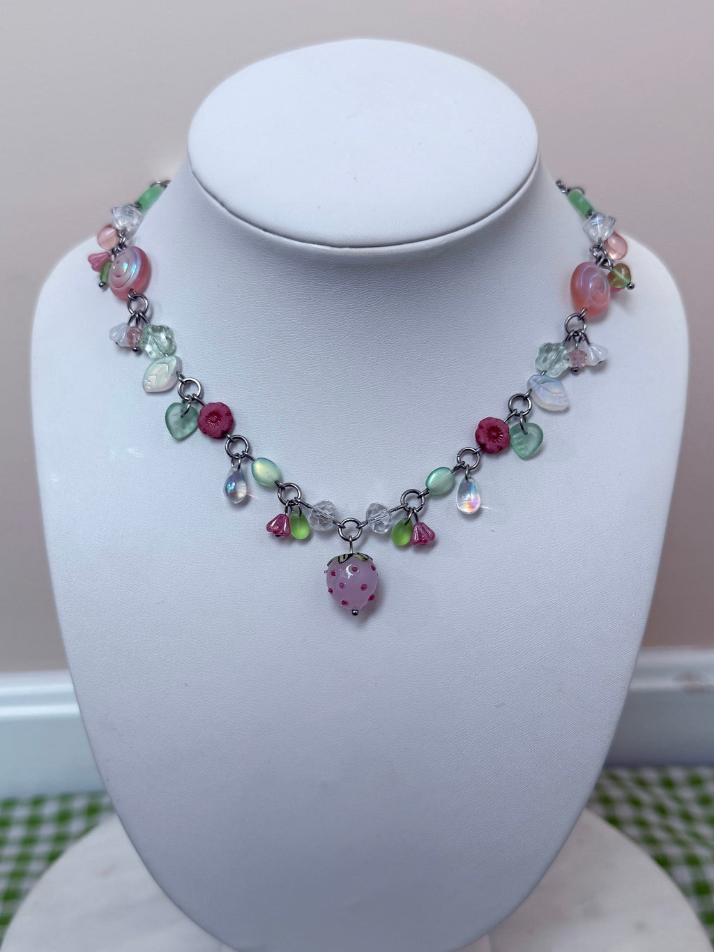 Strawberry Shortcake Necklace