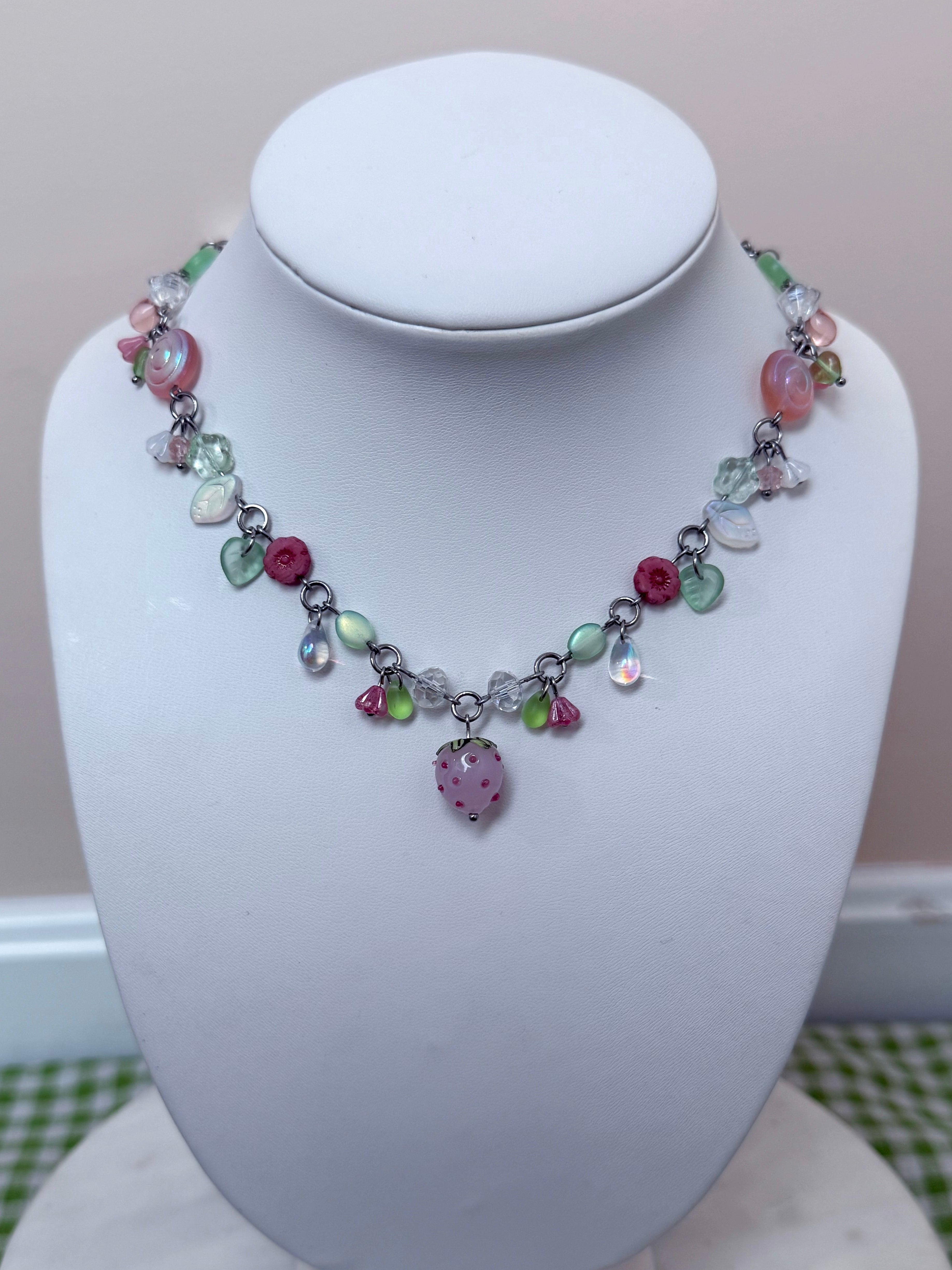 Strawberry Shortcake Necklace