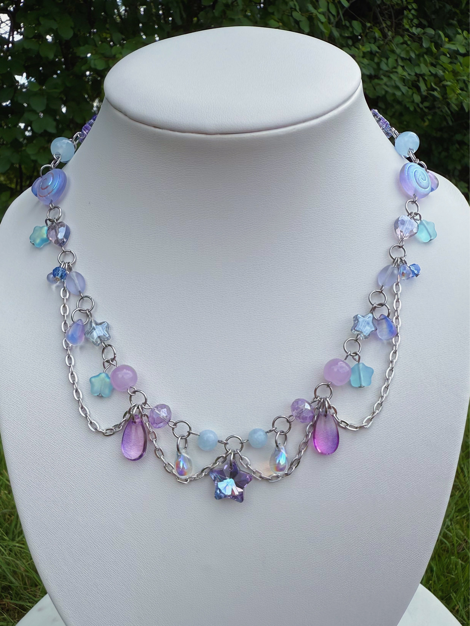 Cotton Candy Star Necklace