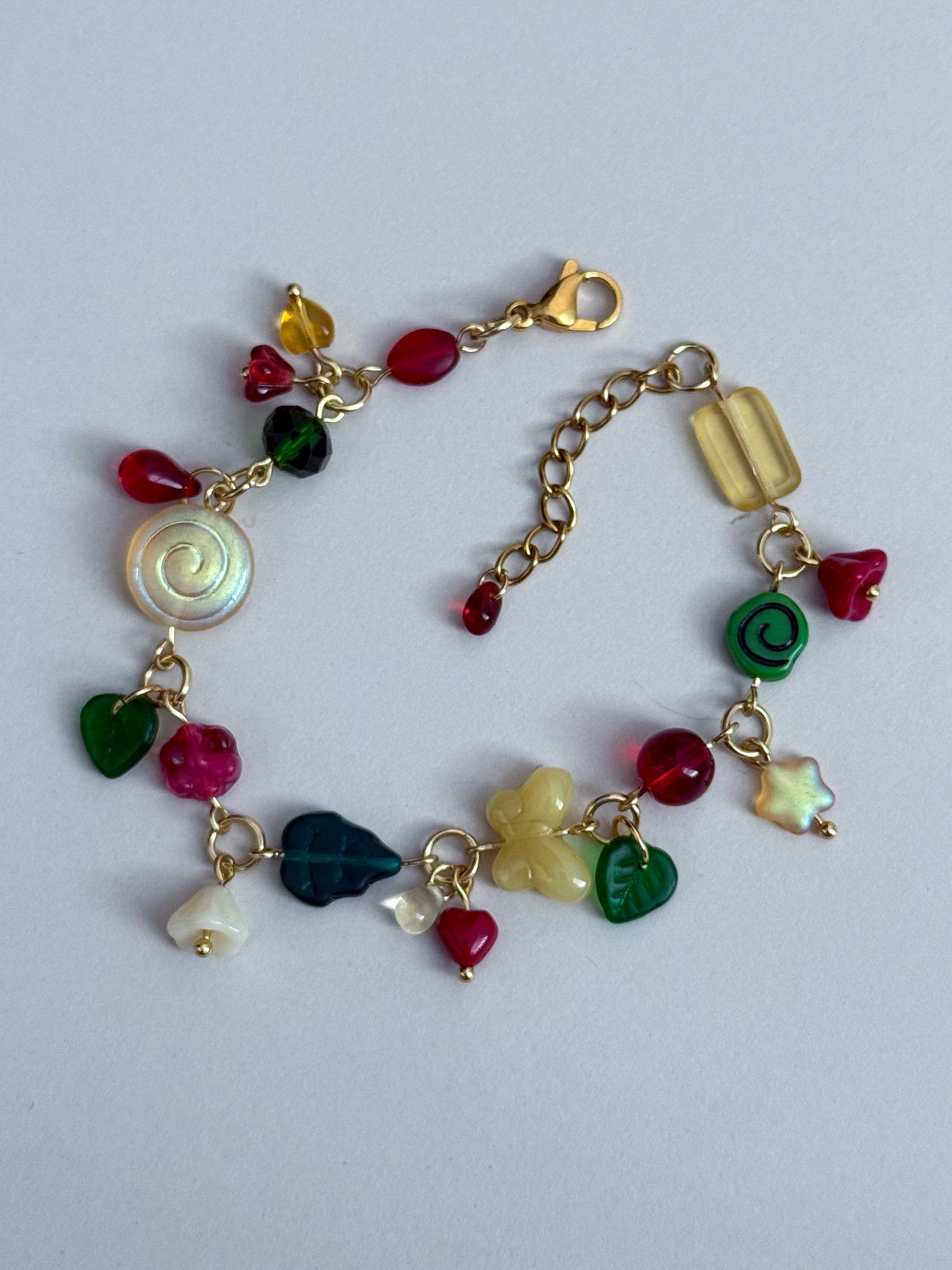 Scarlet Fern Bracelet