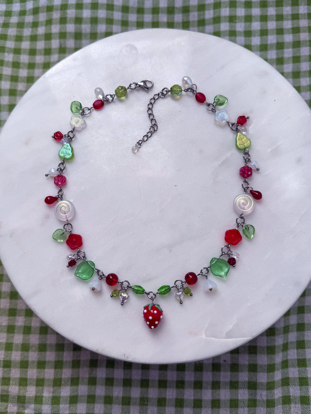 Cutesy Strawberry Necklace