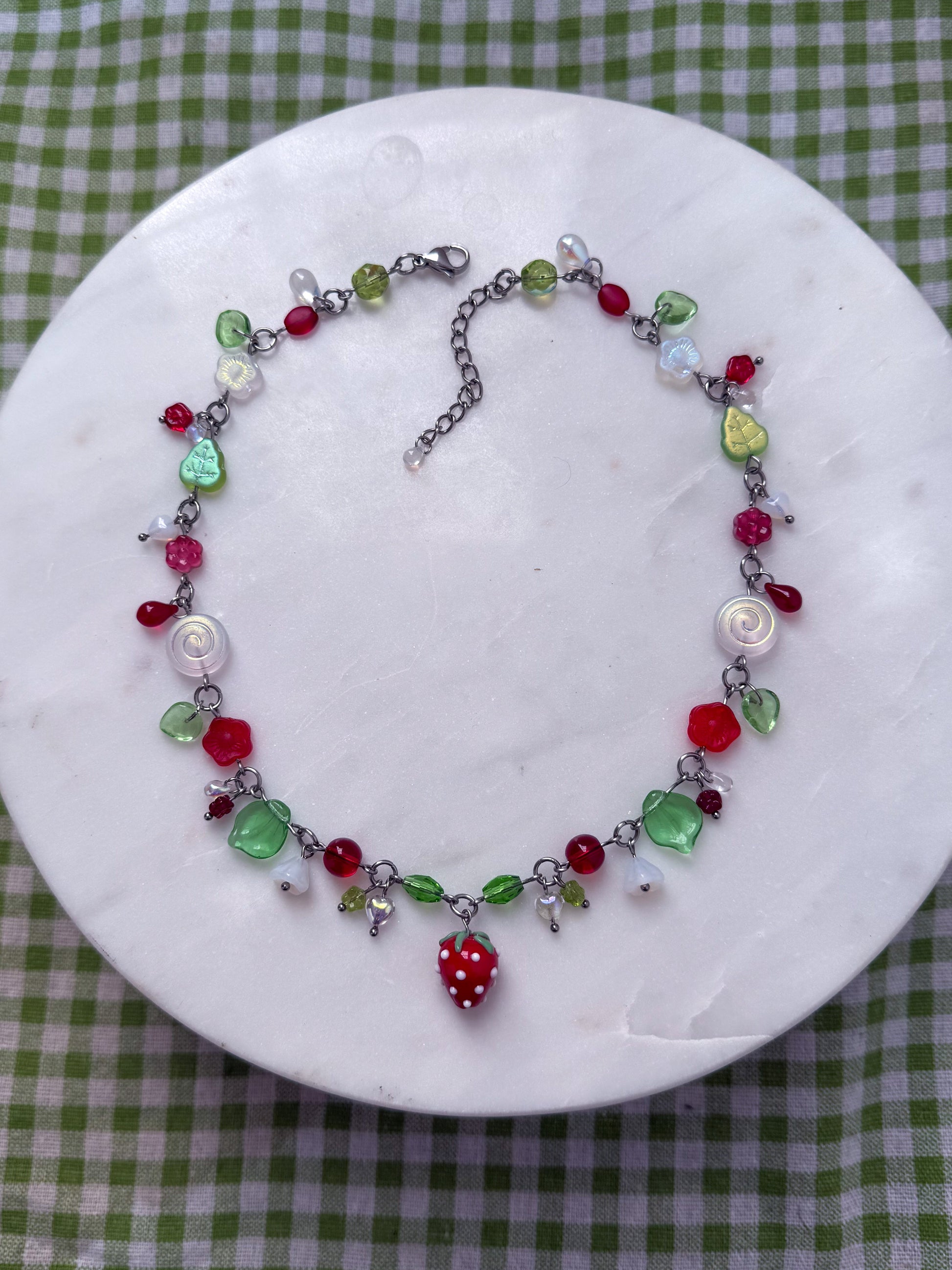 Cutesy Strawberry Necklace