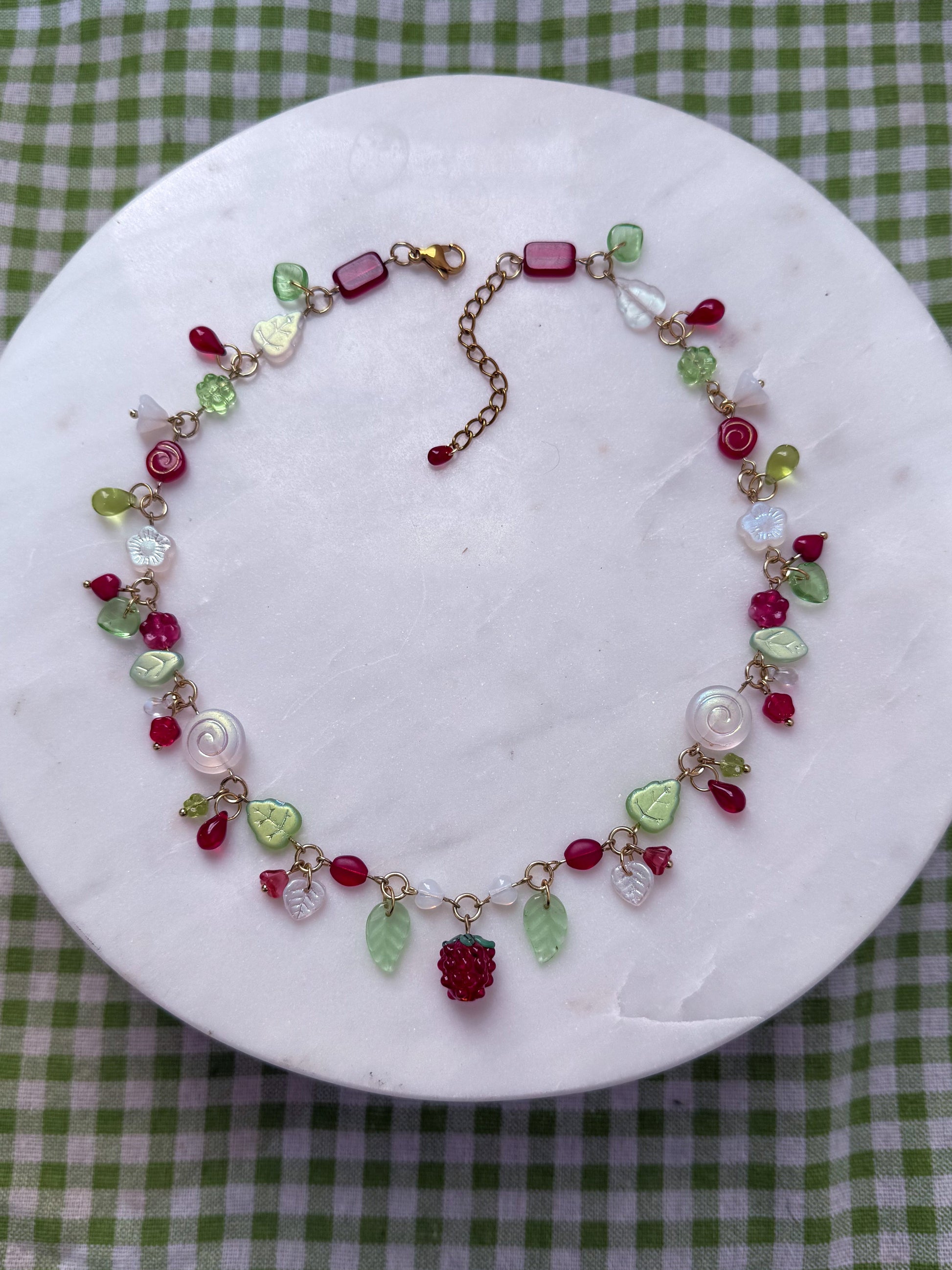 Raspberry Grove Necklace